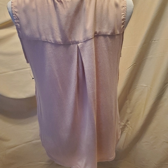 Ana Blush Color Front Tie Button Down 👚 SZ M 💕 - Picture 5 of 10